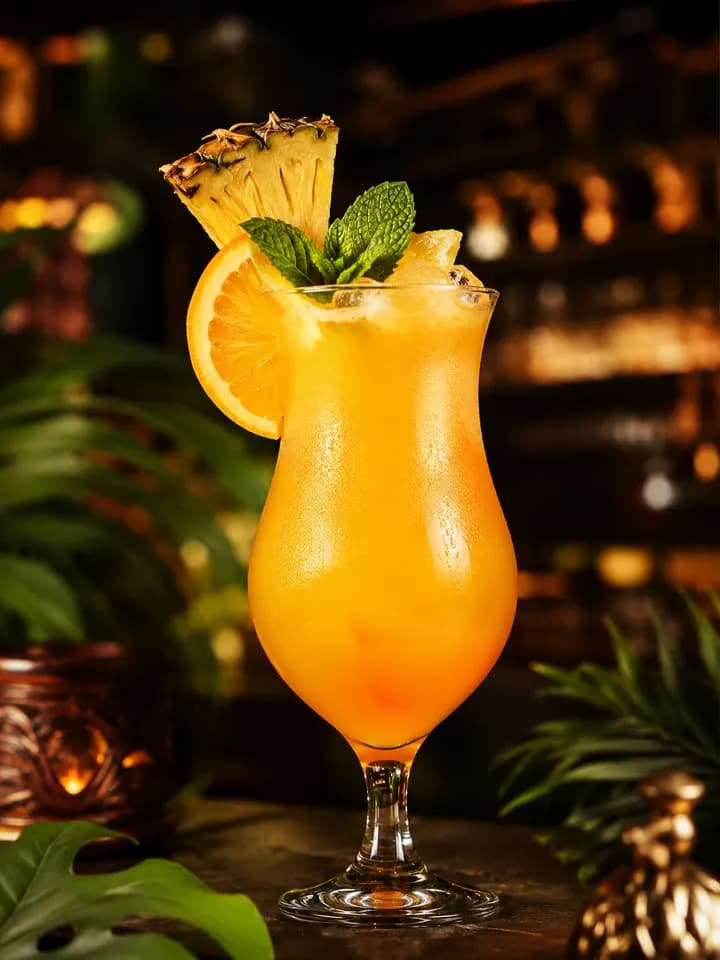 Alkoholfreier Tropical Cocktail